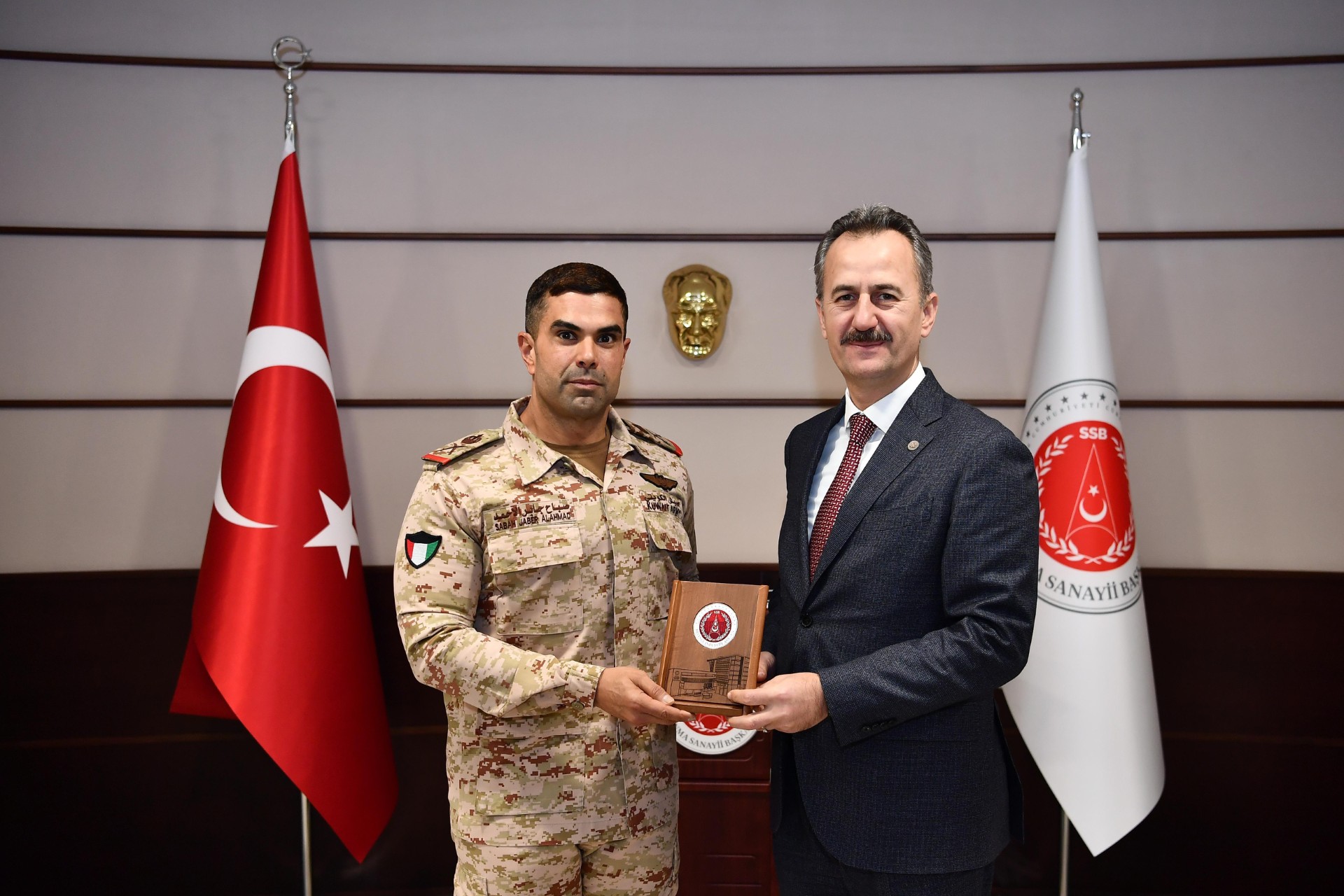 Kuwaiti Army Deputy Chief of Staff, Air Marshal Sheikh Sabah Jaber Al-Ahmad Al-Sabah met with SSB President Haluk Gorgun. 	