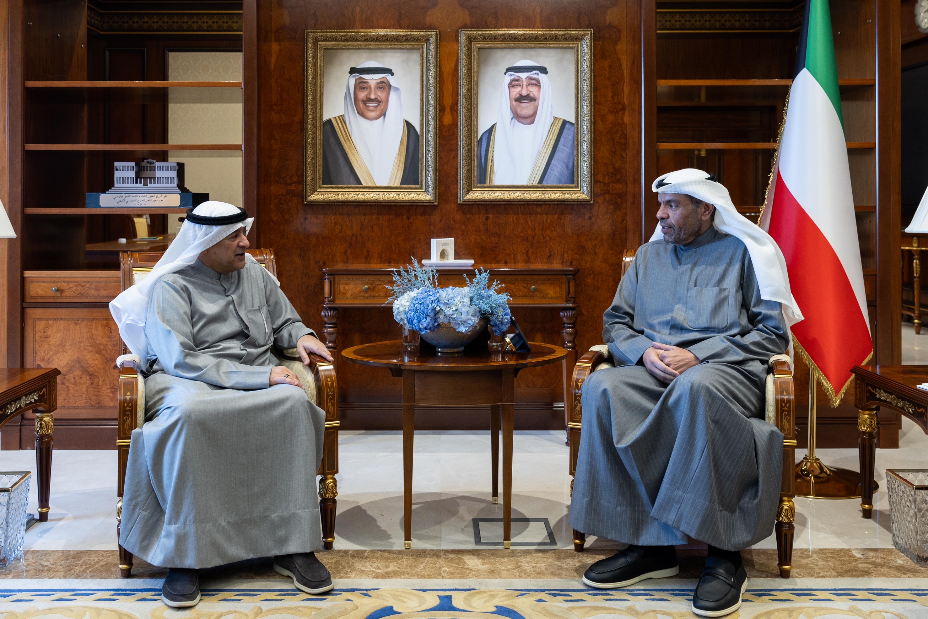 Foreign Minister with Secretary General of the Gulf Cooperation Council (GCC)