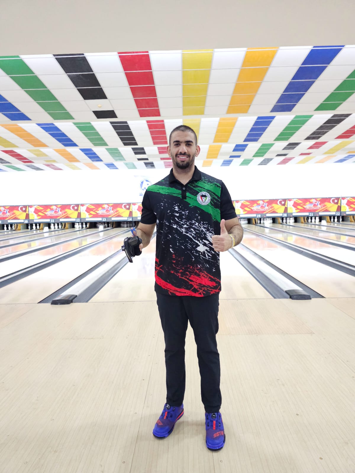 لاعب  نادي الكويت الرياضي للصم ناصر القطان