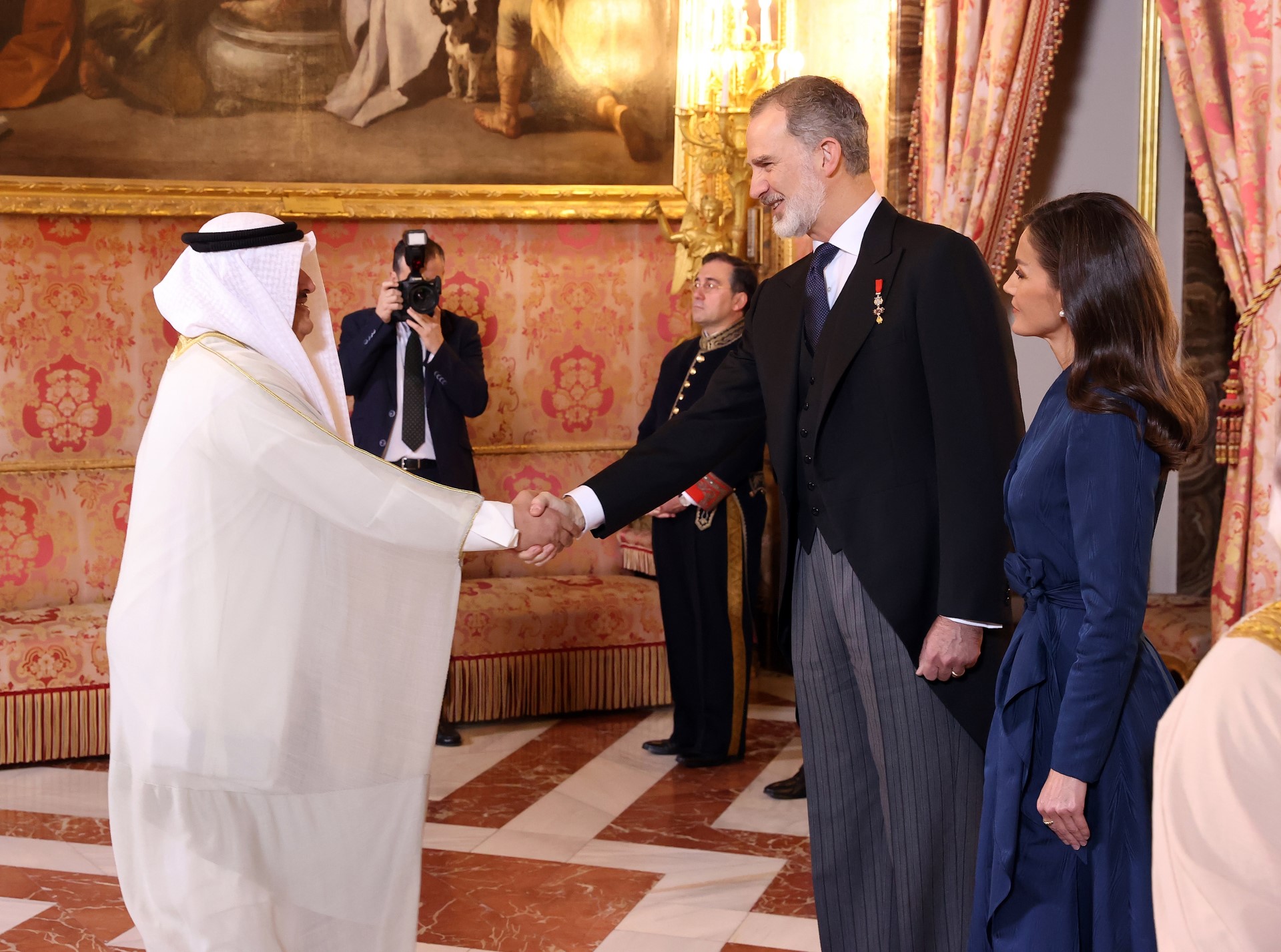 Spain's King Felipe VI receives Kuwaiti Ambassador to Spain, Khalifa Al-Kharafi