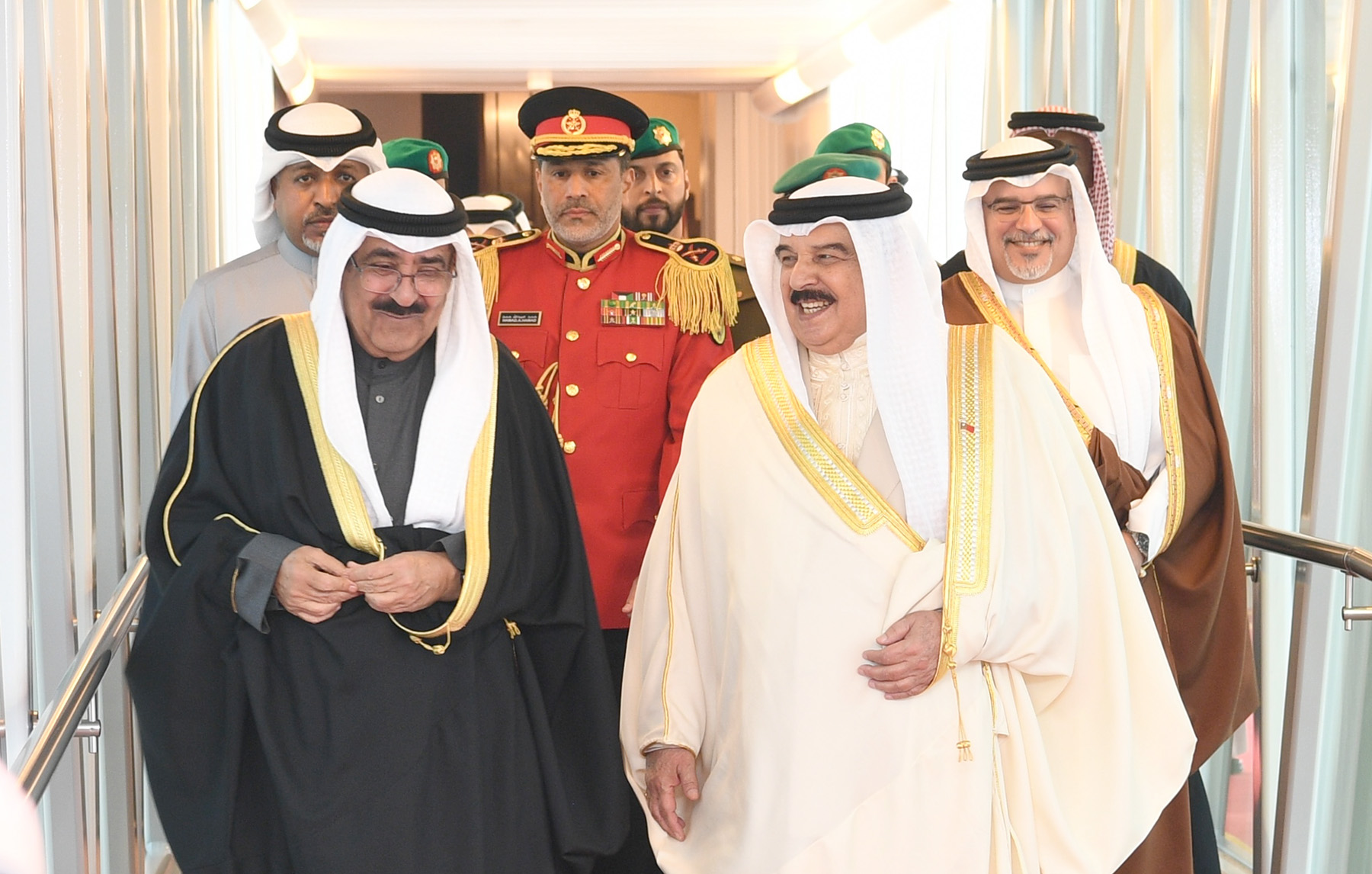 Kuwait Amir departs Bahrain after state visit