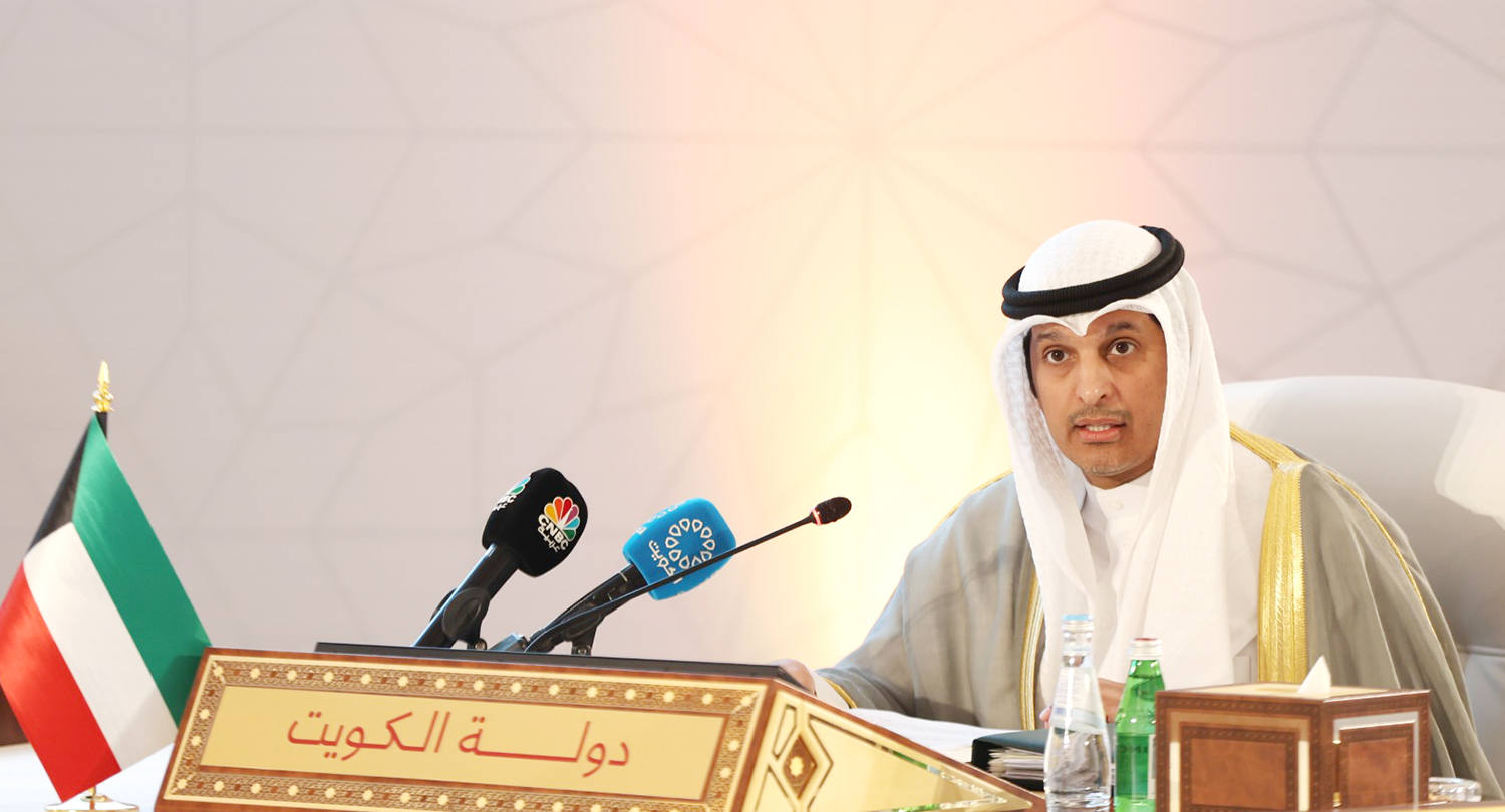 Le ministre de l'Information et de la Culture, Abderrahman Al-Mutairi