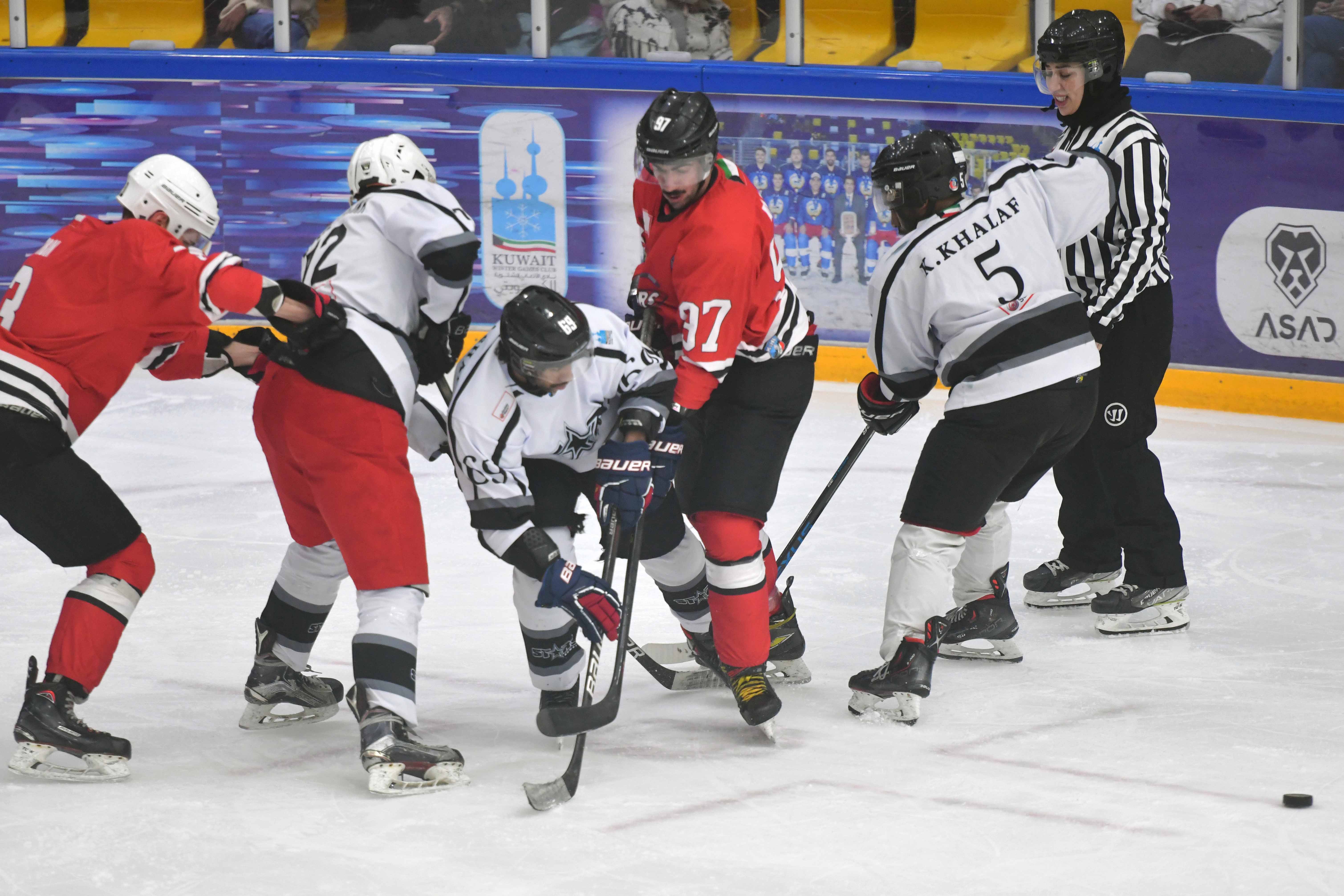 كونا The "Warriors" win Kuwait Ice Hockey League '2324 for first time