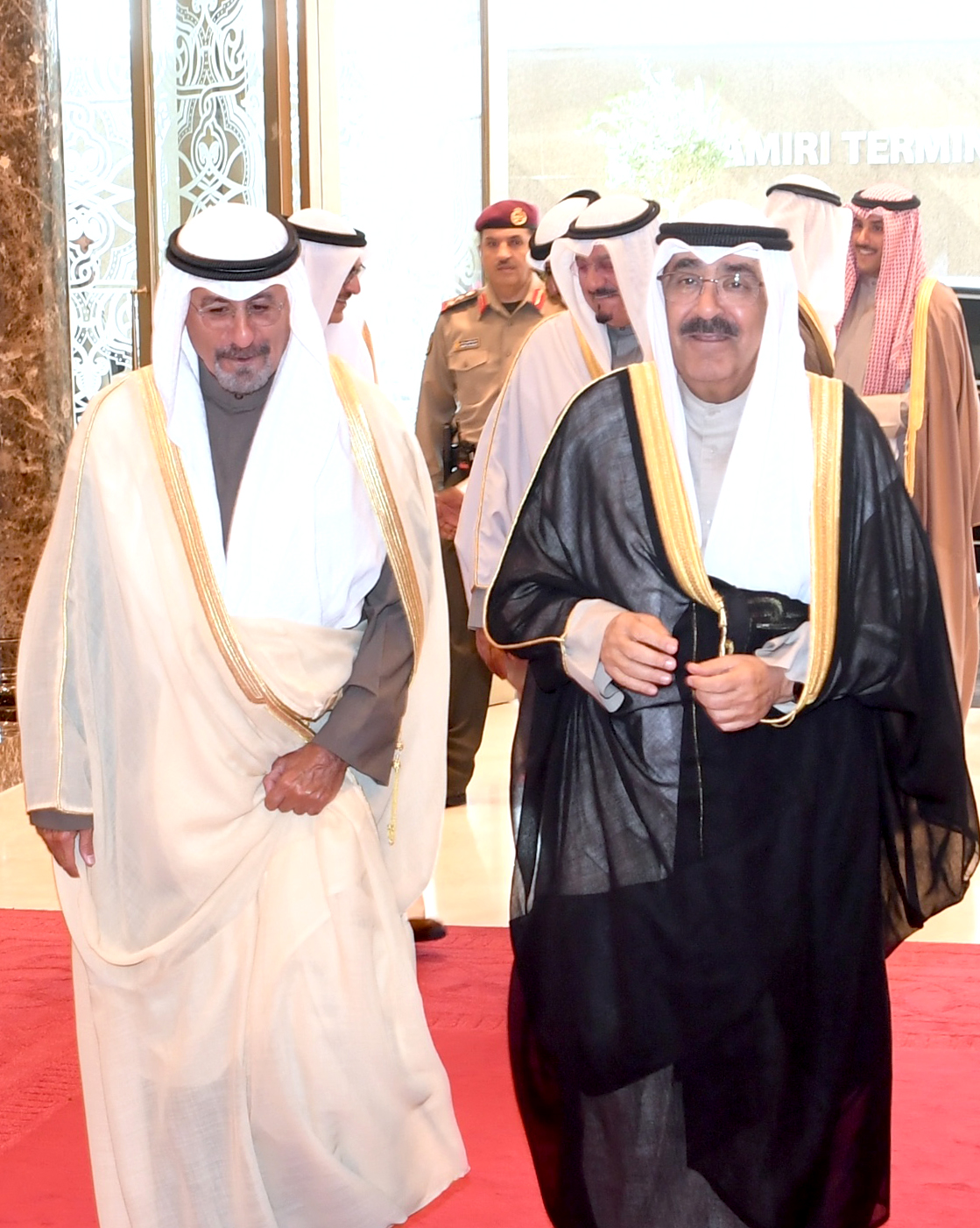 His Highness the Amir Sheikh Mishal Al-Ahmad Al-Jaber Al-Sabah headed to Qatar on state visit