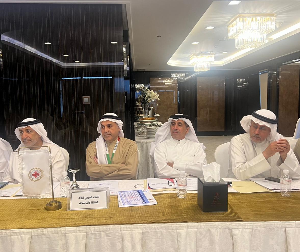 Dr. Abdullah Al-Turaiji, head of Kuwaiti Boy Scout Association and Arab scout organization