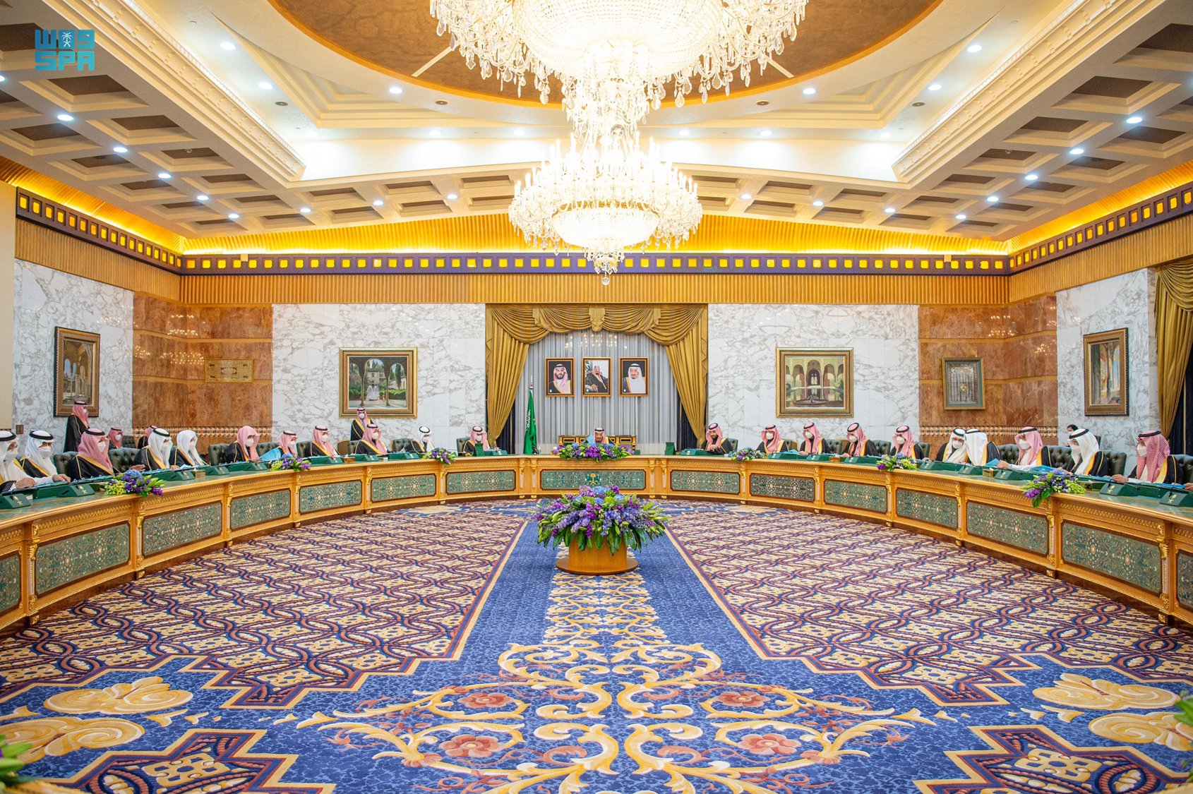 جلسة مجلس الوزراء السعودي برئاسة خادم الحرمين الشريفين الملك سلمان بن عبد العزيز 