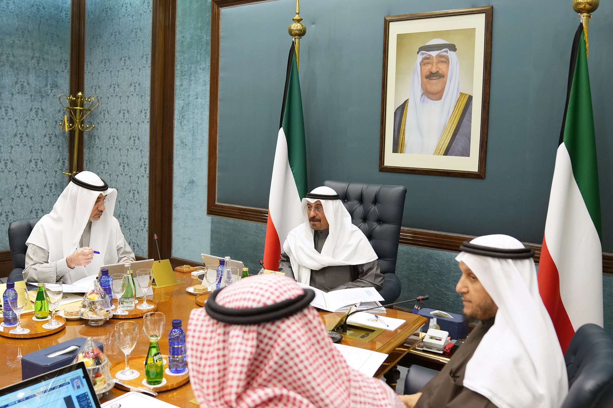 The Kuwaiti Cabinet weekly meeting