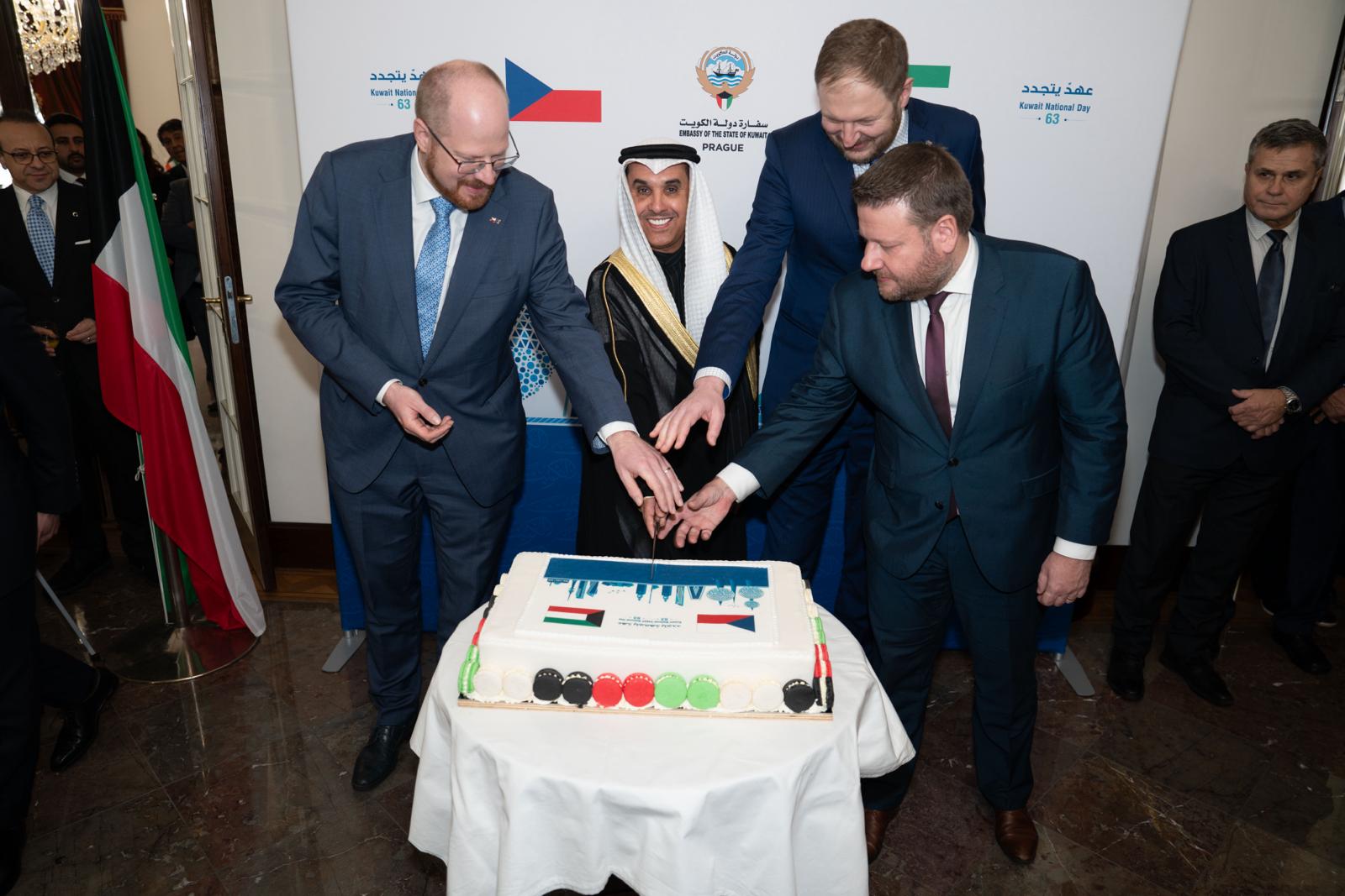 Kuwaiti embassy in Czech Republic celebrates Kuwait's 63rd National Day and 33rd Liberation Day