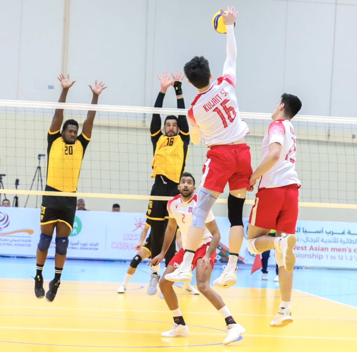 كونا Kuwait beats Qadsia 30 at West Asia volleyball tournament