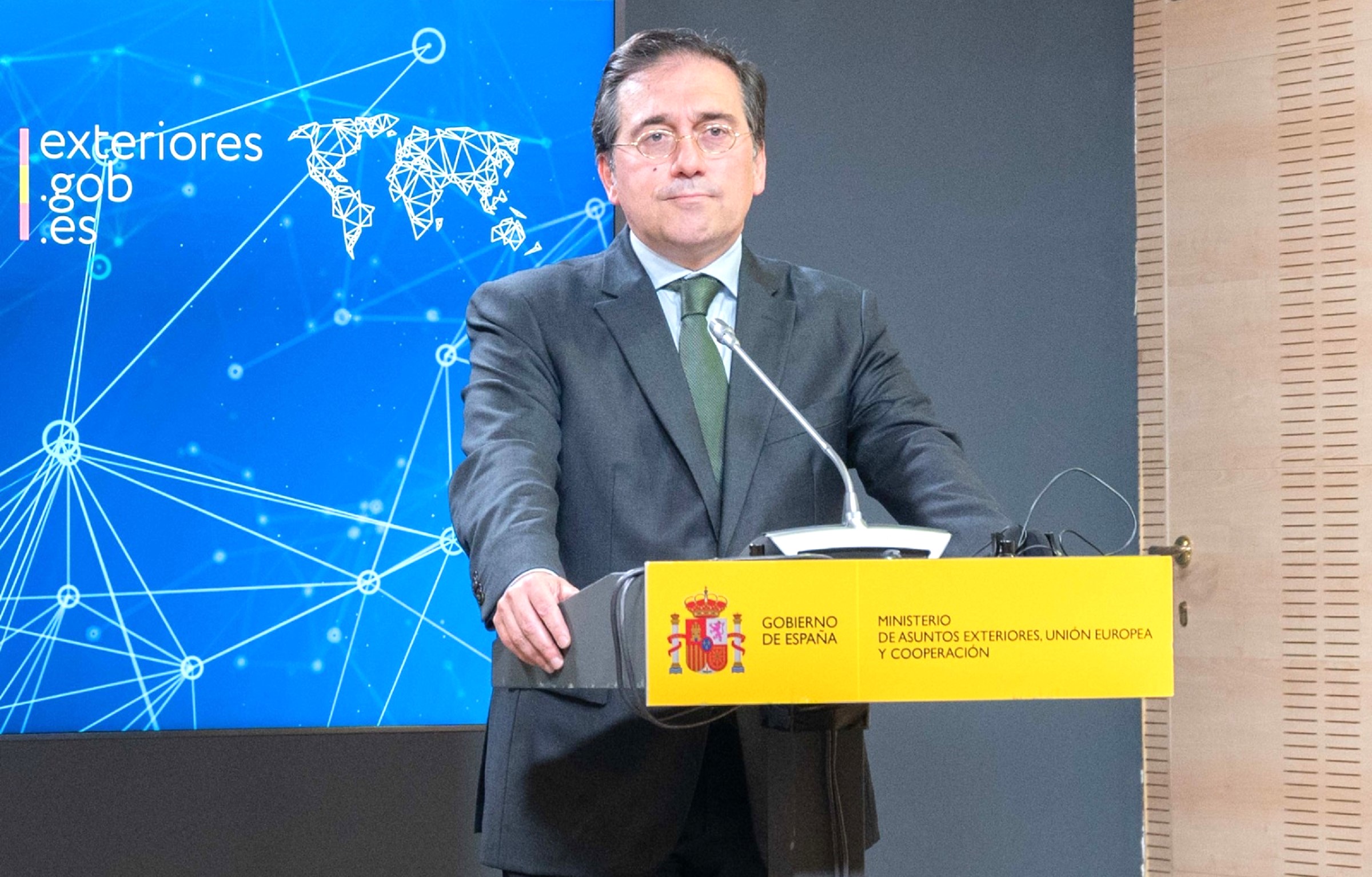 Le ministre espagnol des Affaires étrangères, José Manuel Albarez.