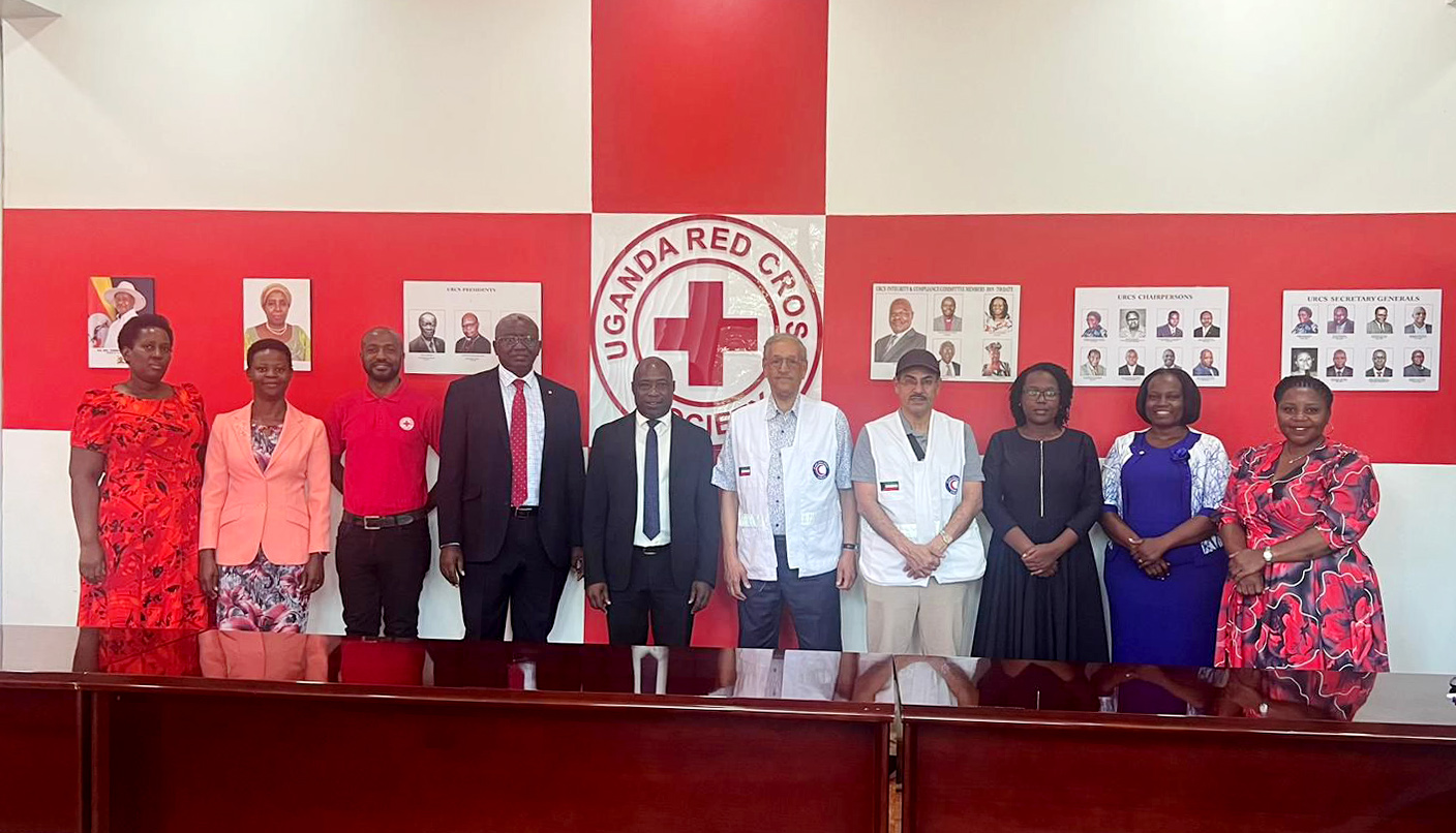 La délégation du Croissant-Rouge koweïtien reçue par la Croix-Rouge ougandaise