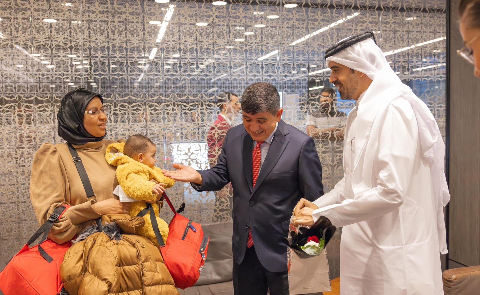 Wounded people from the Gaza Strip seeking treatment in Turkey with their relatives in Doha