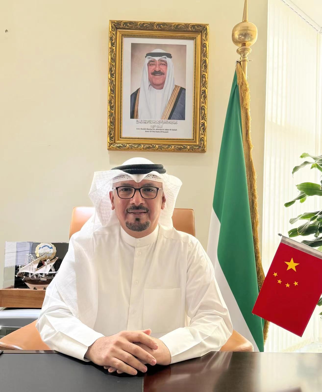 Kuwaiti Ambassador to China Jasem Al-Najem 