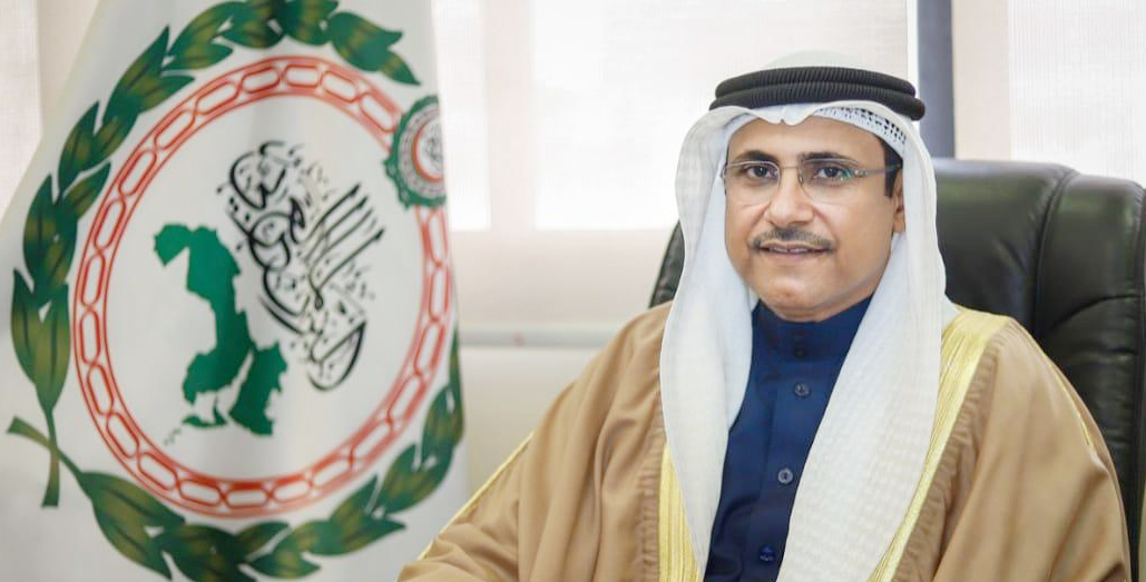 Le président du Parlement arabe, Adel Al-Assoumi.