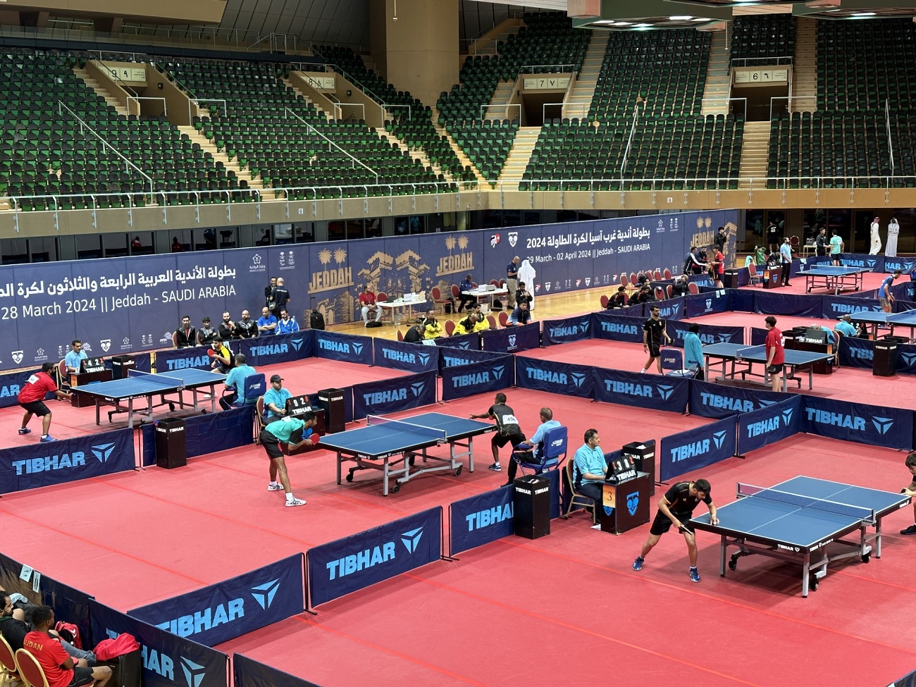 جانب من منافسات البطولة