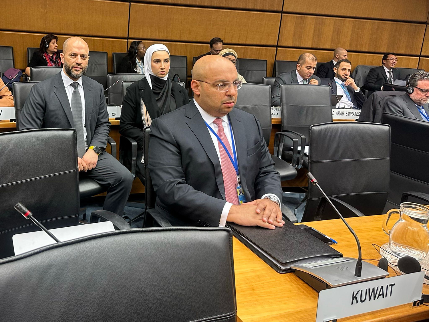 Kuwait's Ambassador and Representative in international organizations in Vienna Talal Al-Fassam