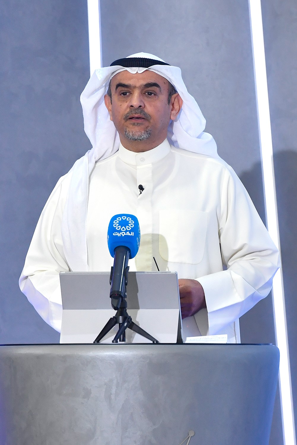Minister of Electricity, Water and Renewable Energy Dr. Salem Al-Hajraf