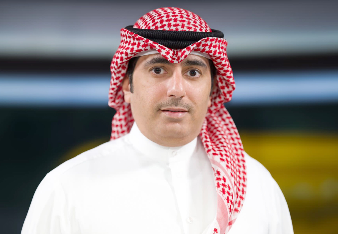 رئيس اللجنة المنظمة للبطولة رئيس نادي الالعاب الشتوية الكويتي فهيد العجمي