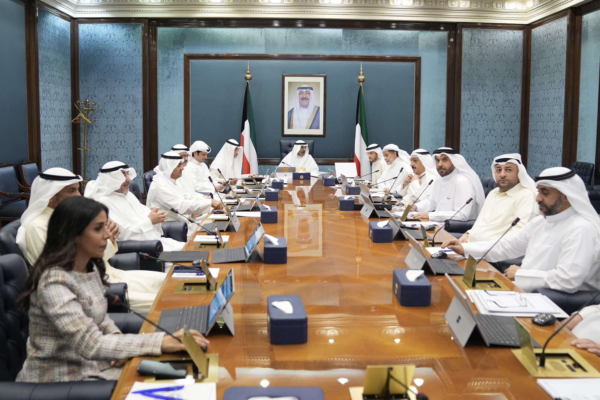 Kuwaiti cabinet meeting 
