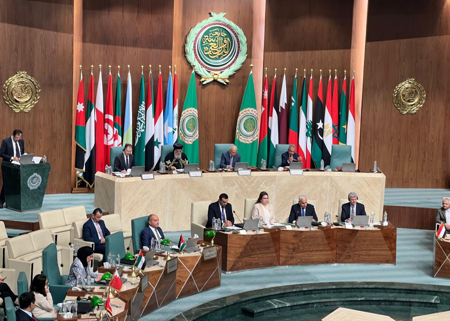 Le discours du secrétaire général de la Ligue arabe, Ahmed Aboul Gheit