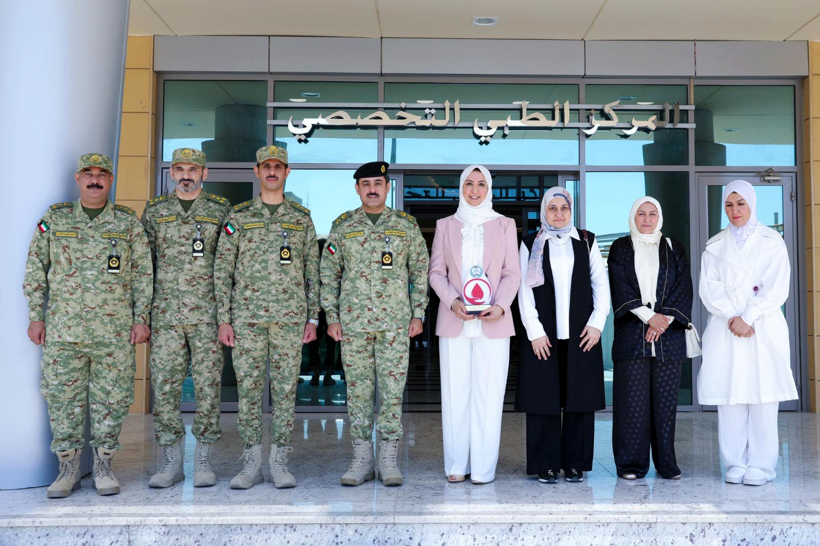 Kuwait National Guards inaugurates blood donation center