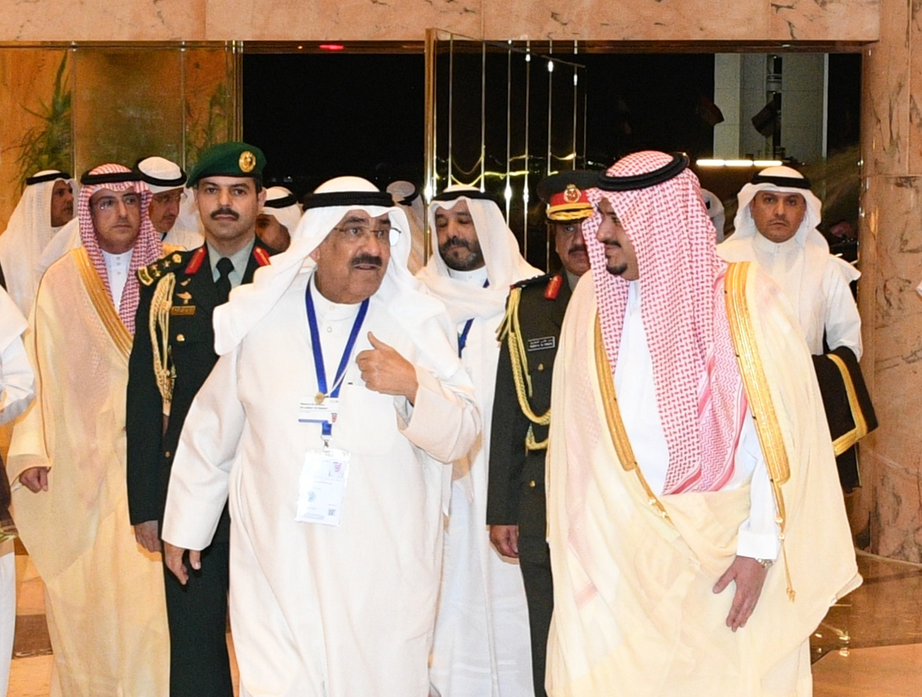 Kuwait's Amir departs S. Arabia after partaking in World Economic Forum