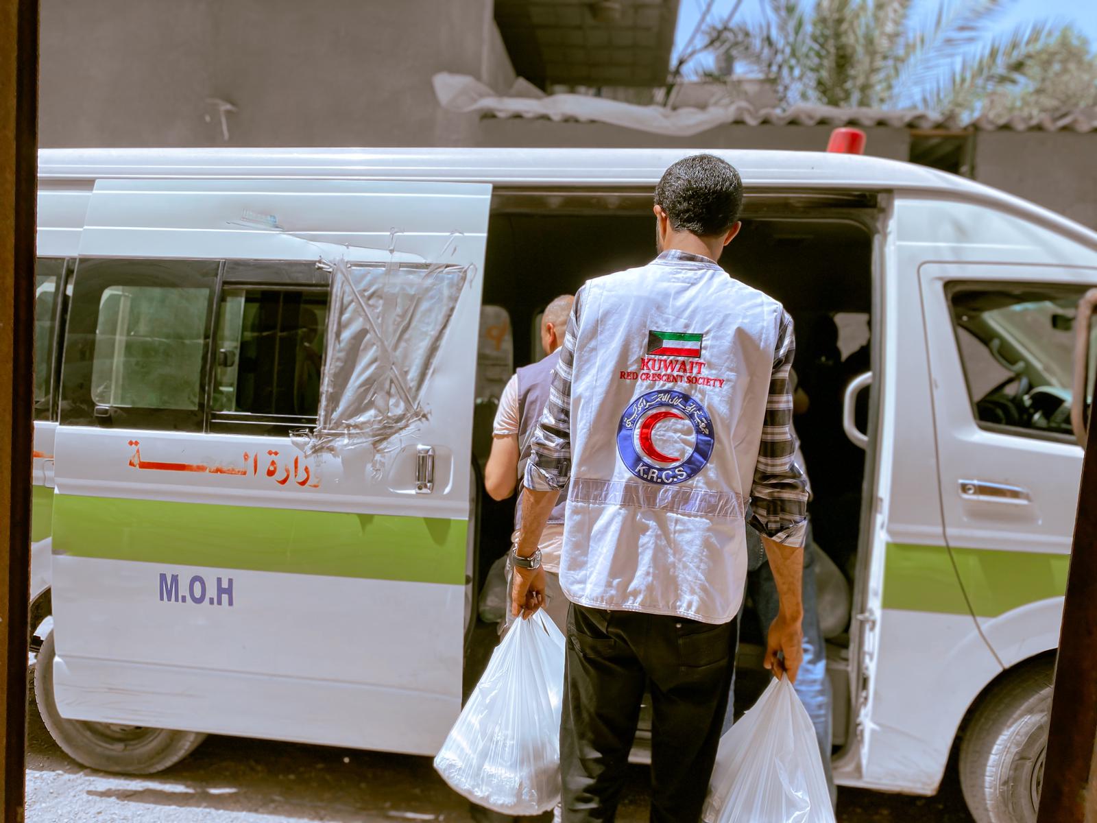 Kuwait red crescent society provides 75,000 meals to health sector in Gaza