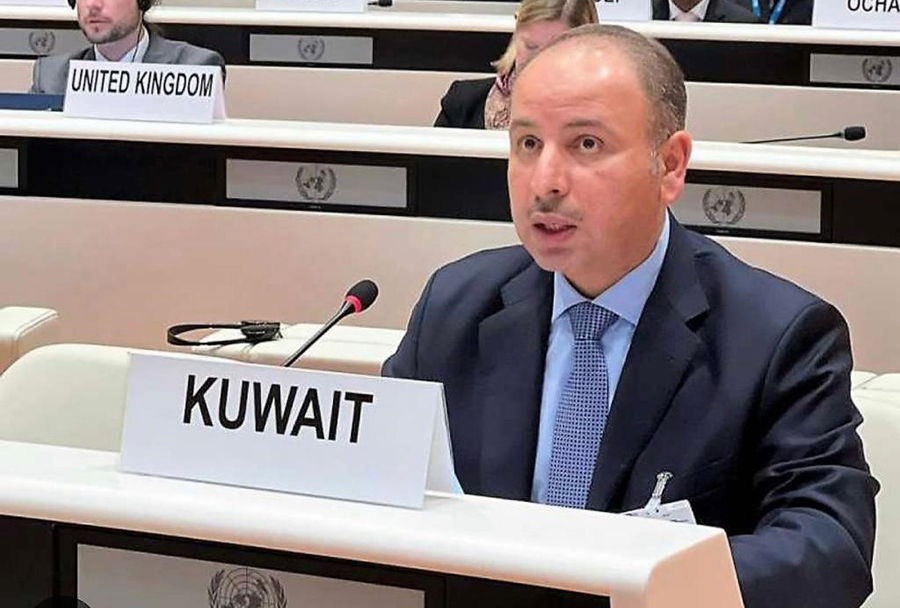 Le représentant permanent du Koweït auprès des Nations unies à Genève, Nasser Al-Hayen.