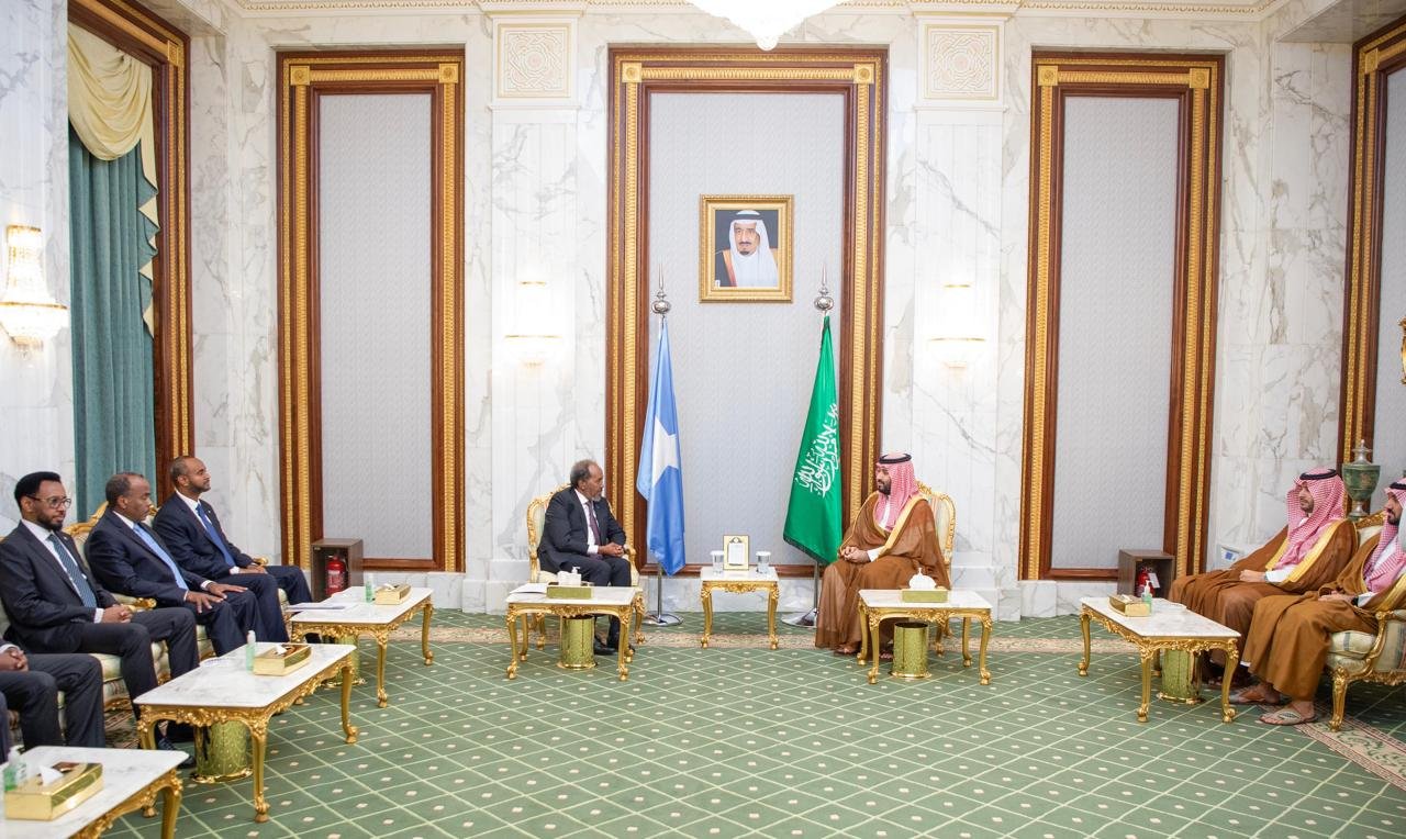 Saudi Crown Prince receives Somali President