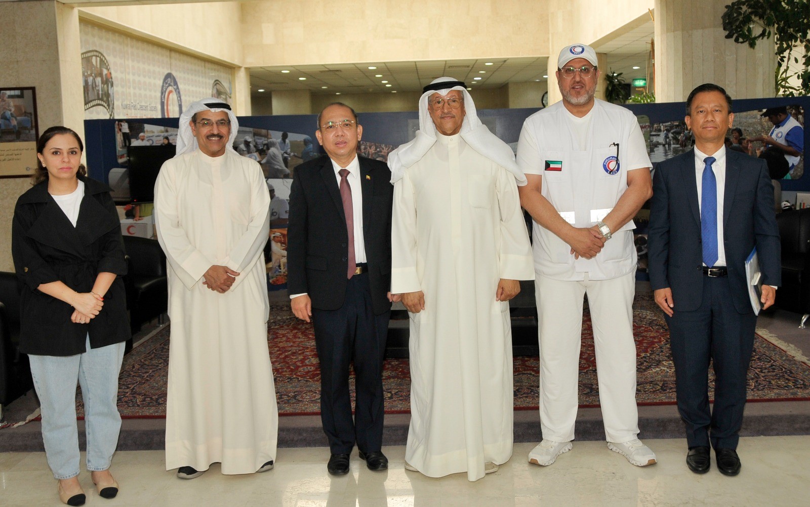 سفير ميانمار لدى الكويت يشيد بجهود الهلال الأحمر الكويتي في المجالات الإنسانية حول العالم