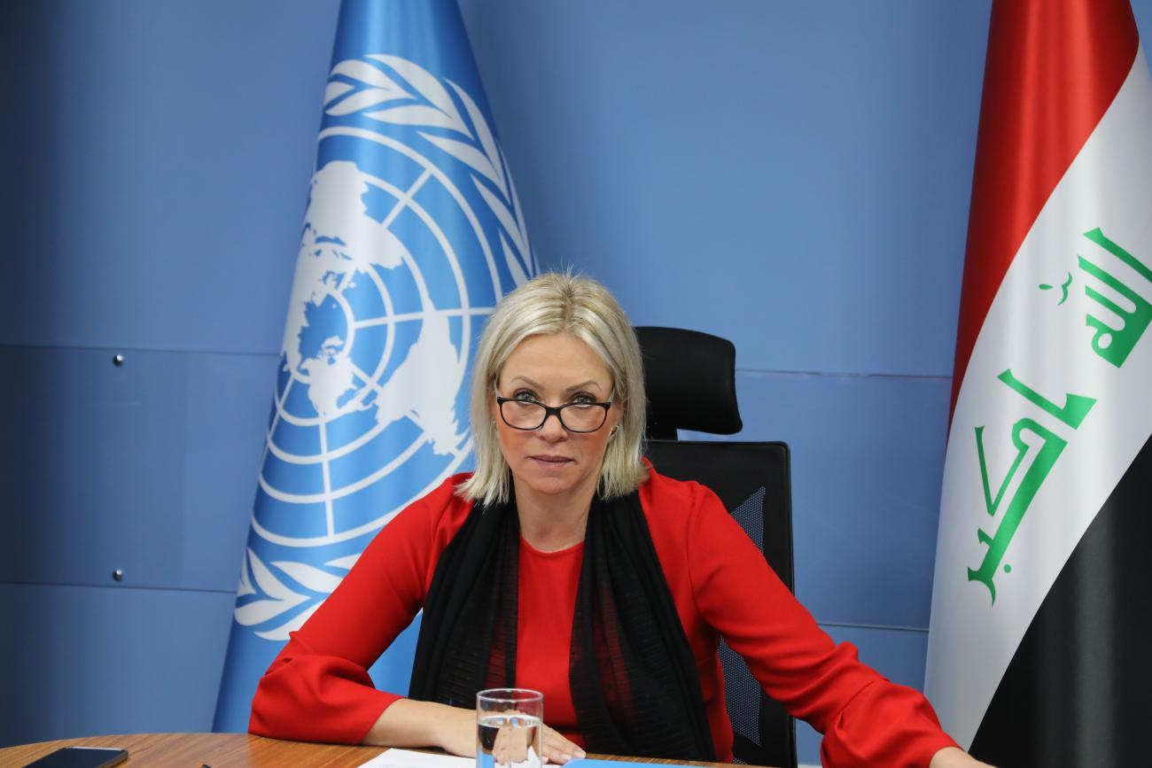 The Special Representative of the UN Secretary General in Iraq Jeanine Hennis-Plasschaert