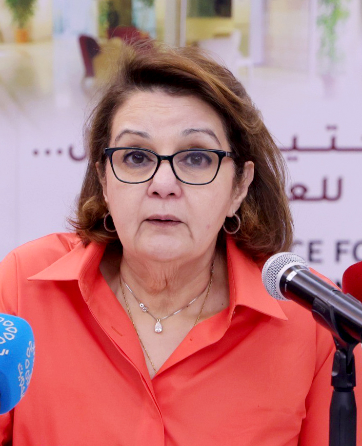 la secrétaire générale du Croissant-Rouge koweïtien, Maha Al-Barjas,
