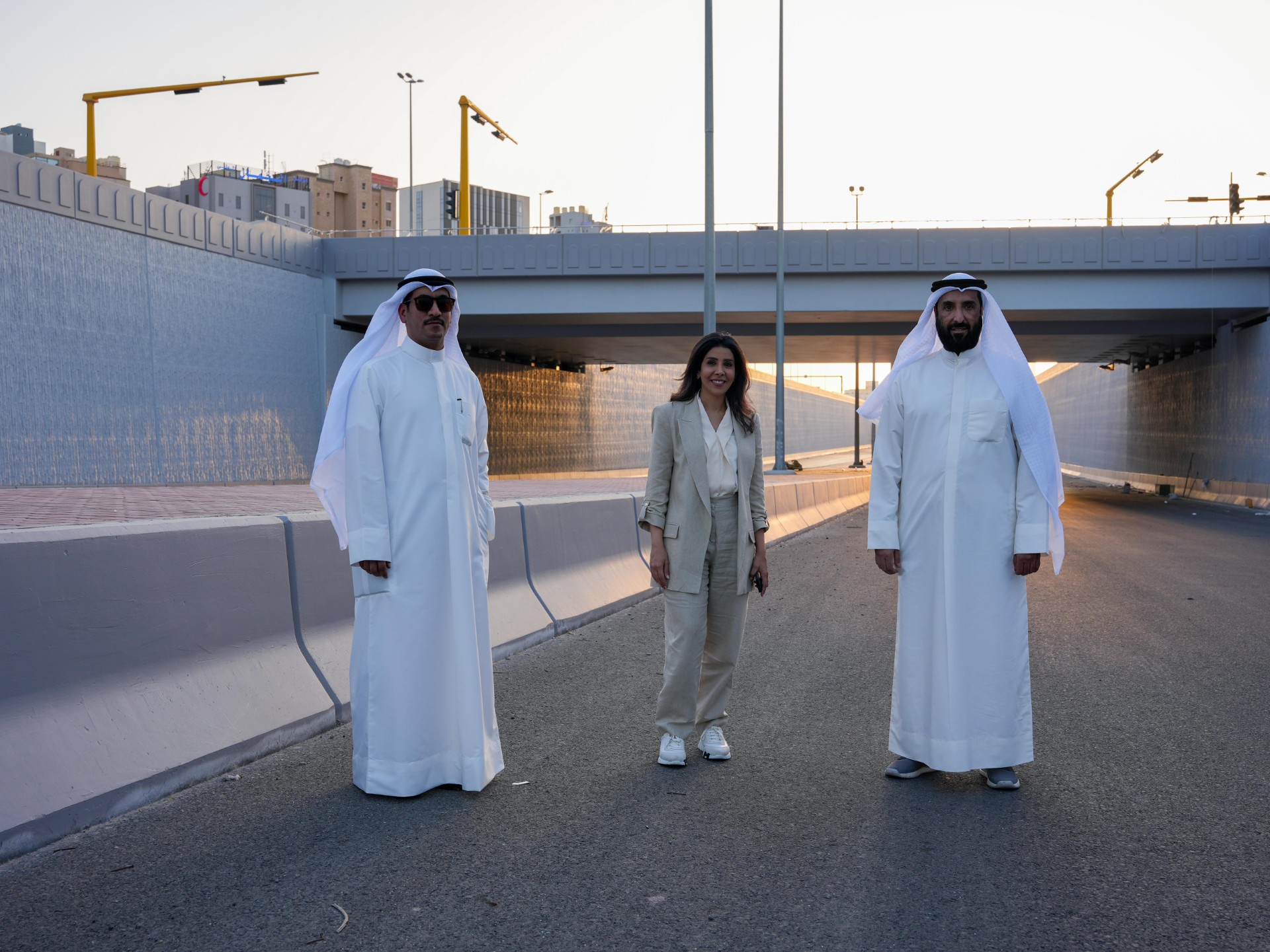Minister of Municipality Dr. Noura Al-Mashan visits the Cairo Street project 