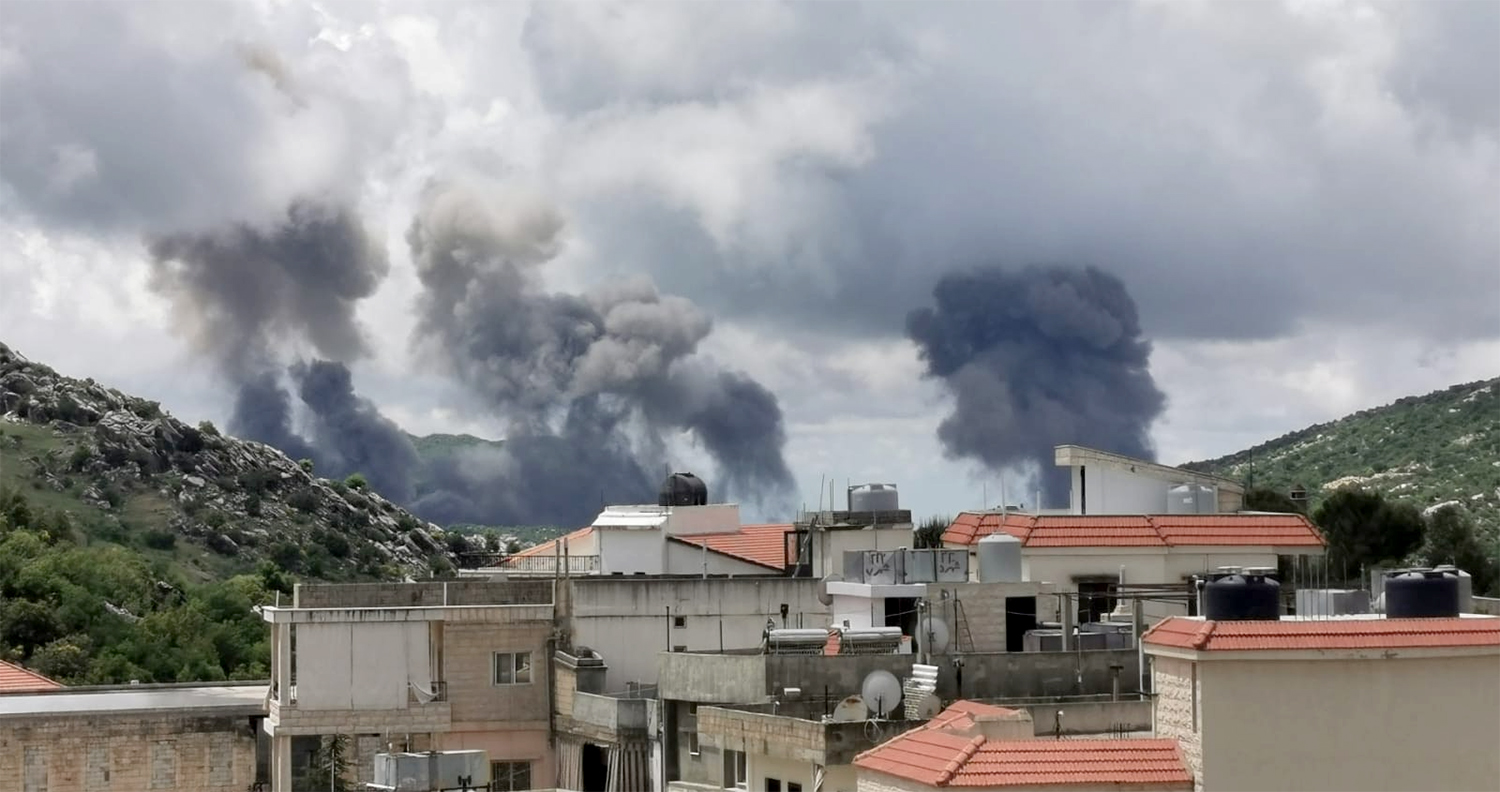 الاحتلال الاسرائيلي يشن غارات على عمق الجنوب اللبناني