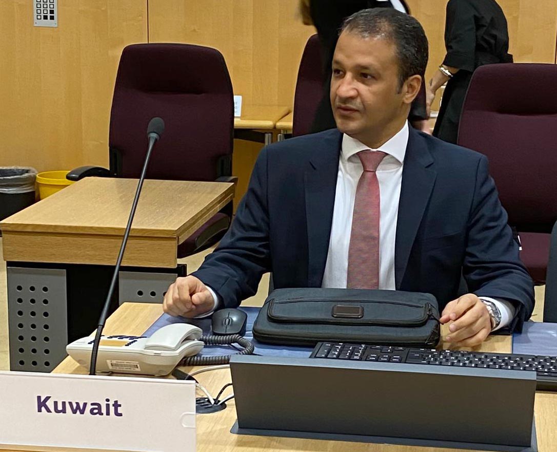 L'ambassadeur du Koweït à Bruxelles, Nawaf Al-Enezi