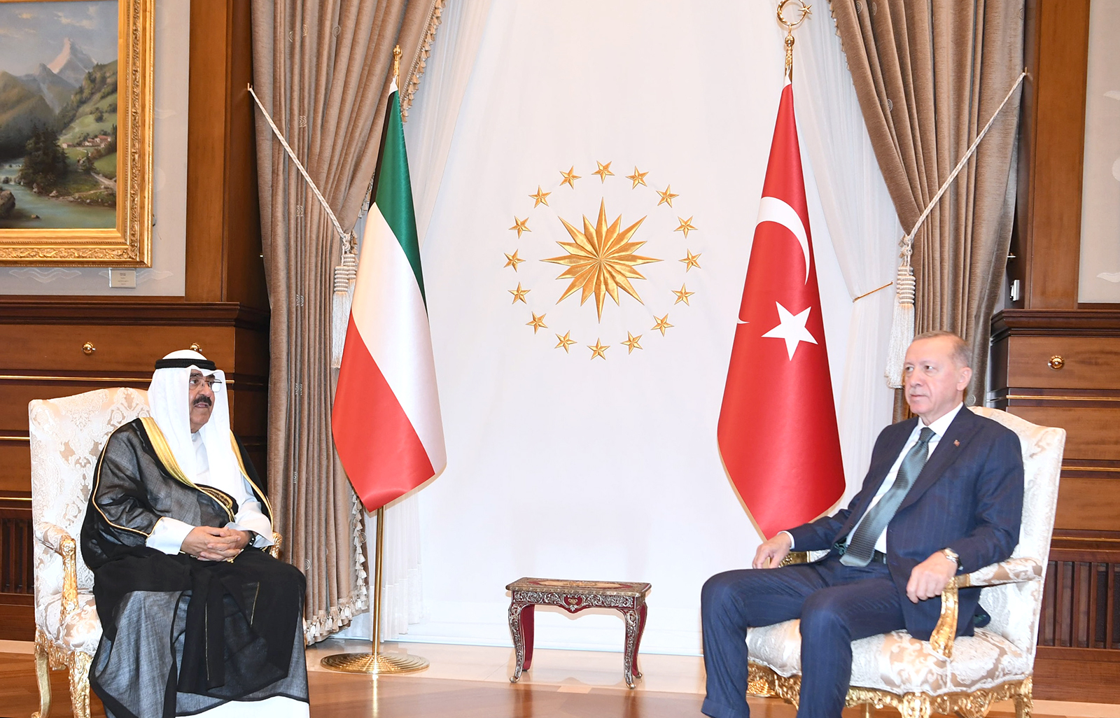 Kuwait Amir, Turkish Pres. hold summit talks in Ankara
