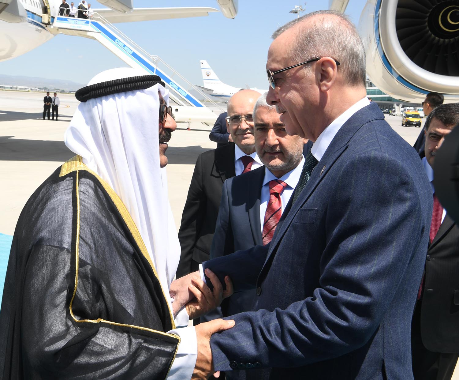 Kuwait Amir arrives in Ankara on state visit