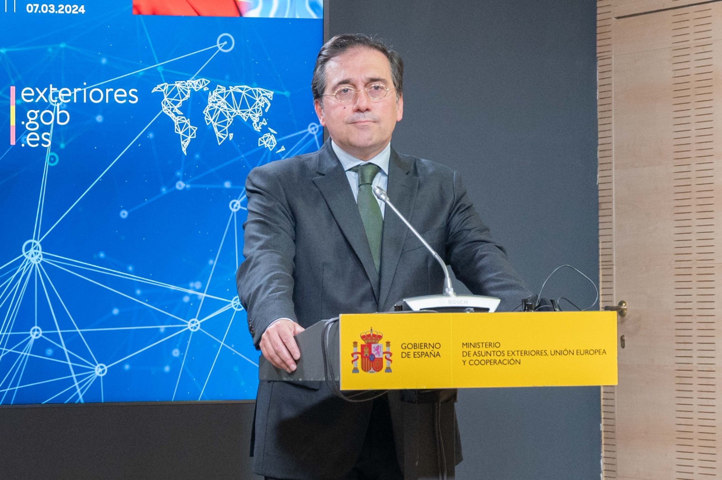 Foreign Minister Jose Manuel Albares. 