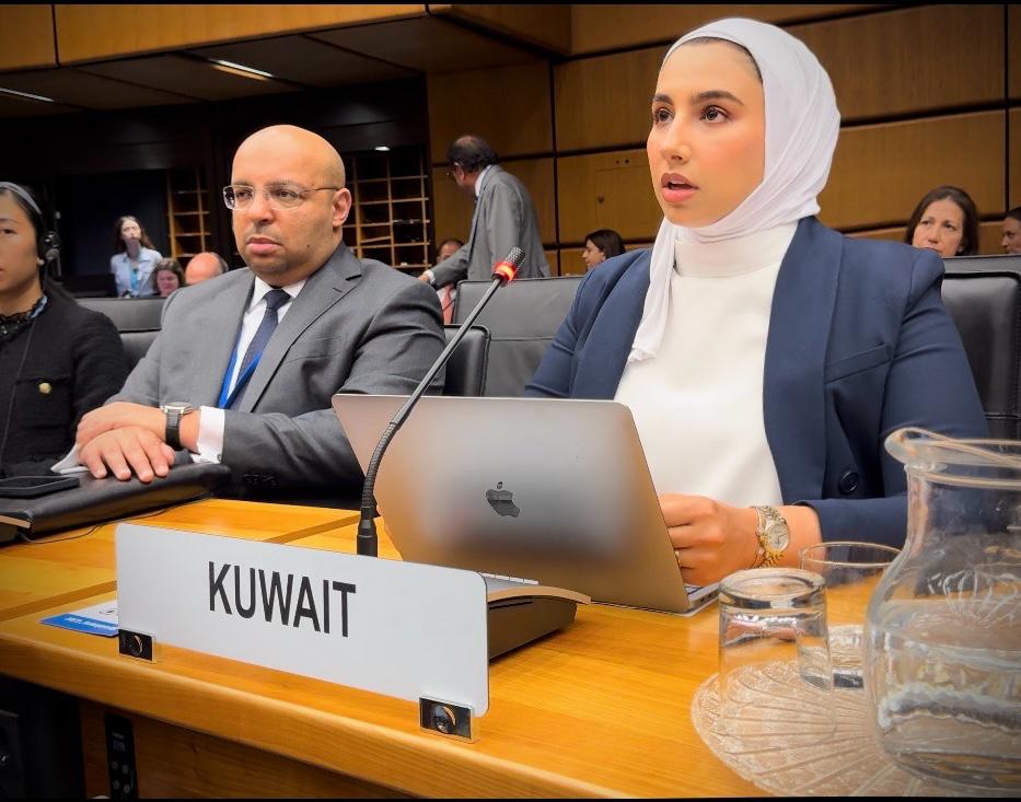 Third Secretary of Kuwait Permanent Delegation to the United Nations in Vienna, Dr. Sara Al-Ajmi
