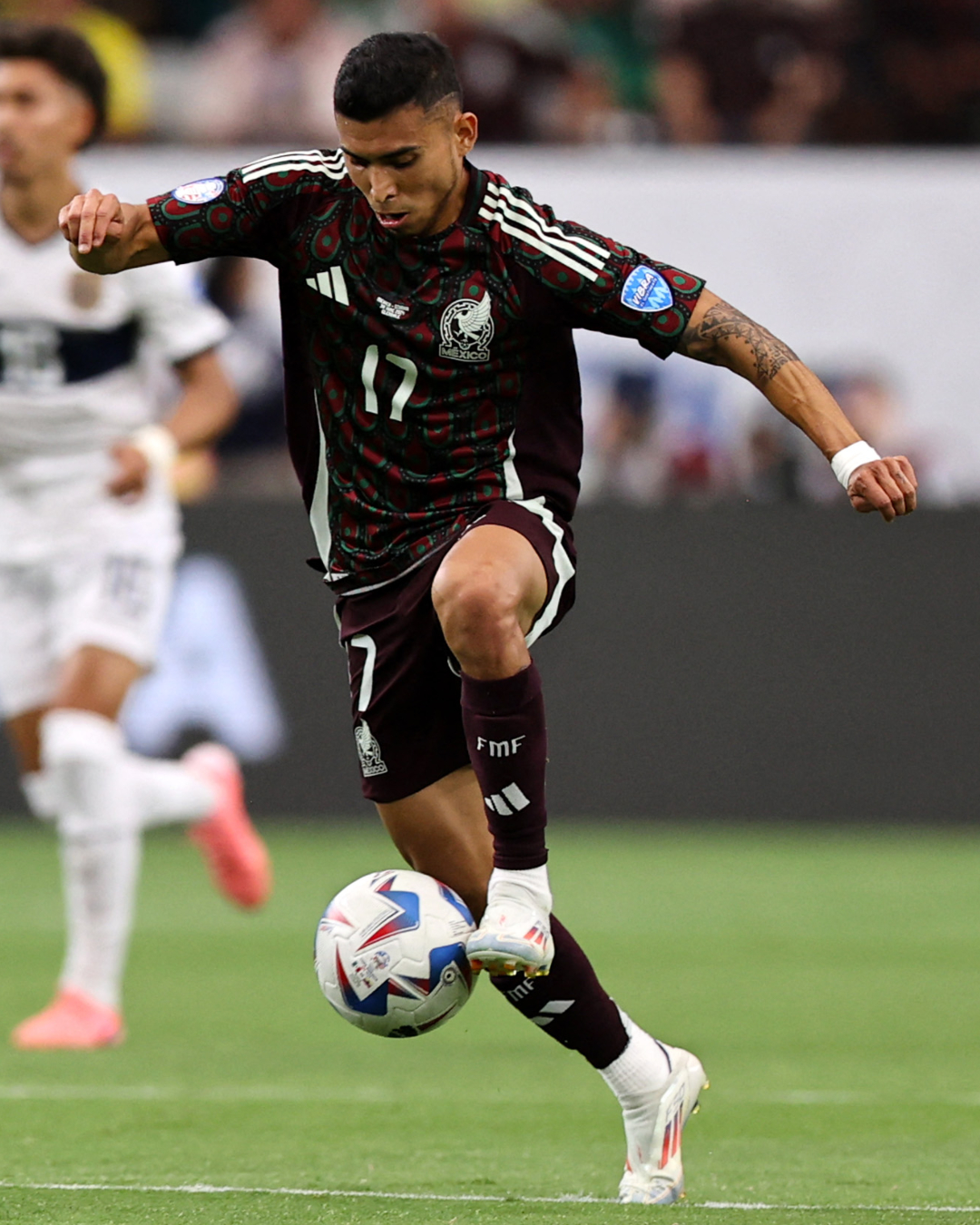 Mexican player during the match against Ecuador