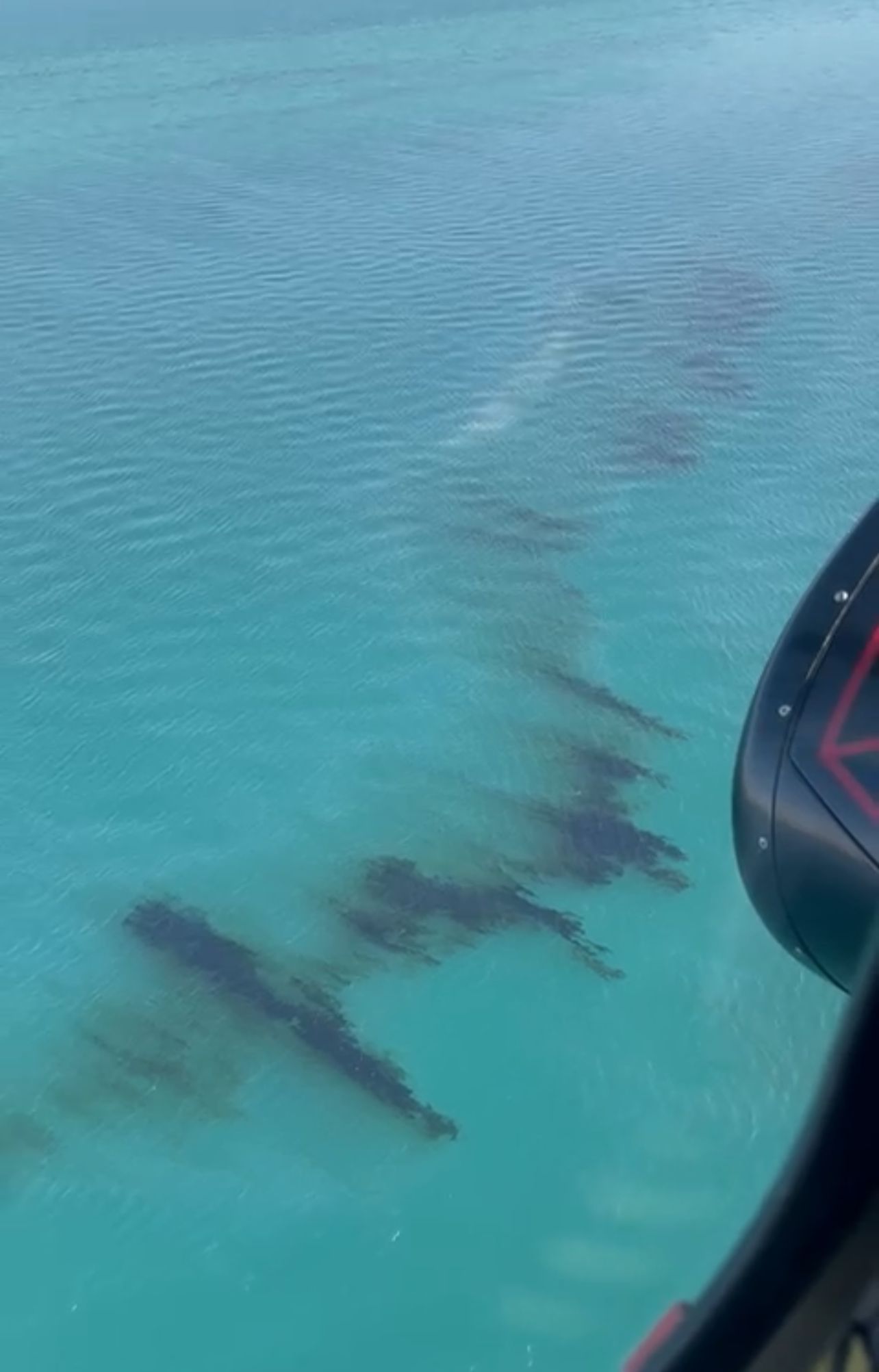 The oil spill near Ras Al-Julaia	