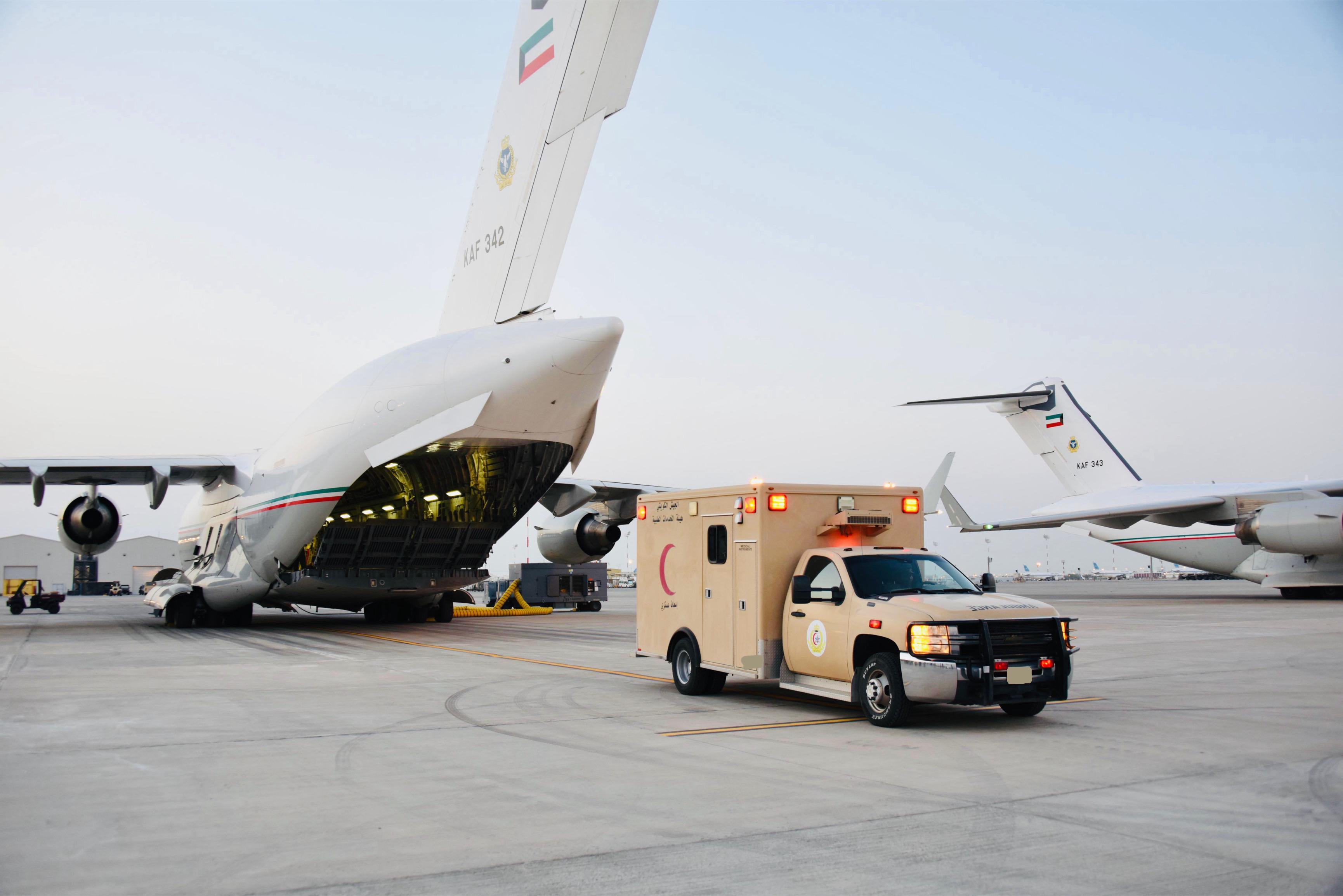 The Air Force with the Medical Services Authority carries out aeromedical evacuation exercise