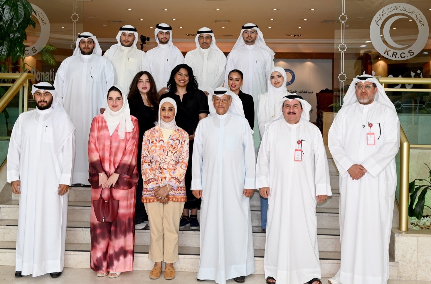 صورة جماعية خلال الزيارة