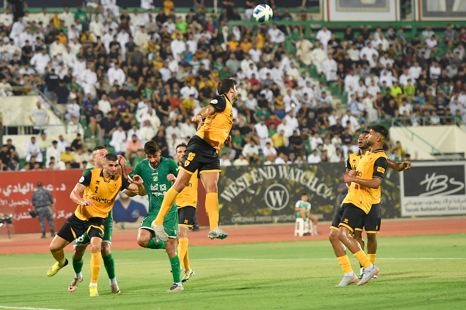 جانب من المباراة