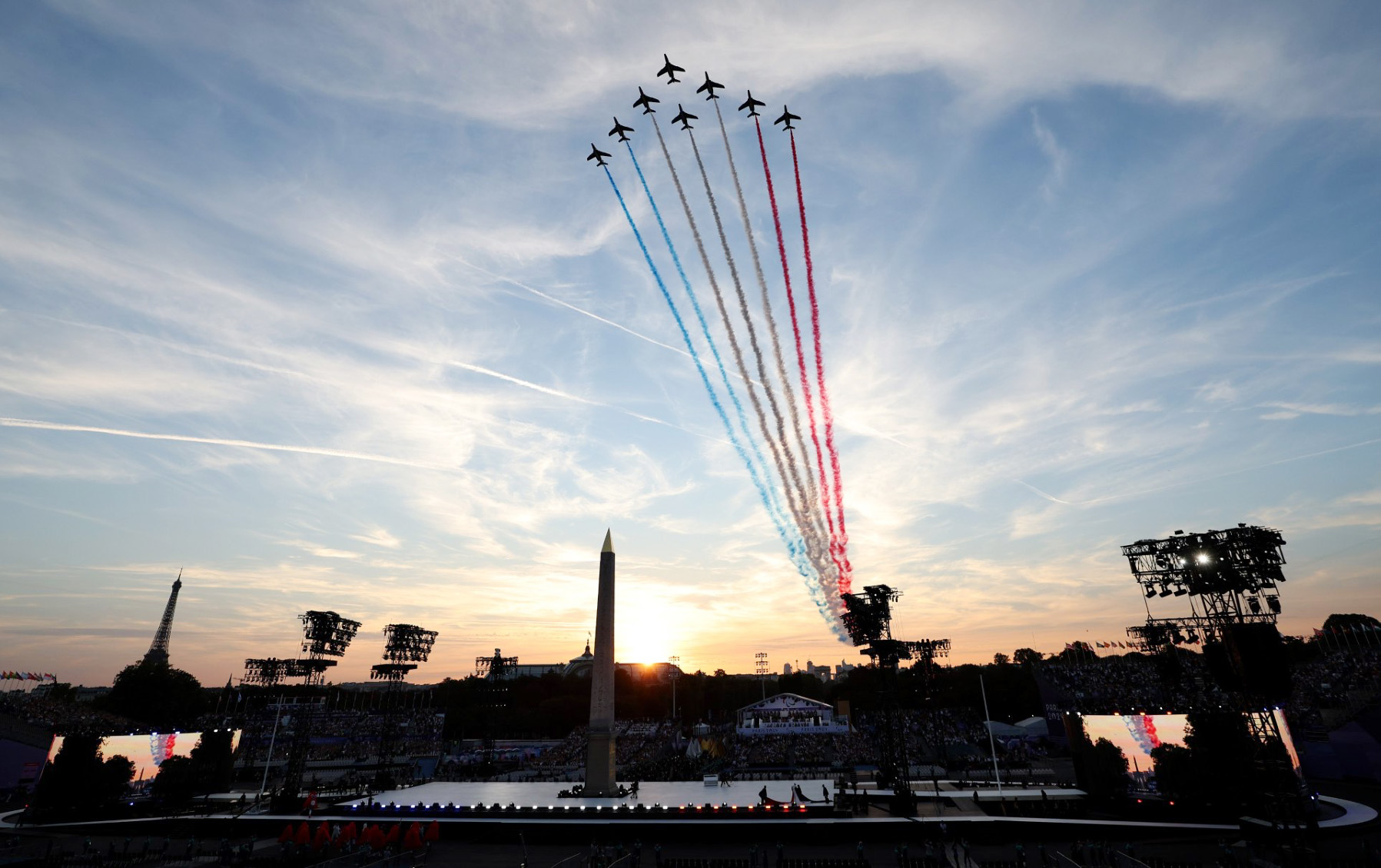 Paris Paralympic Games kick off at Place de la Concorde