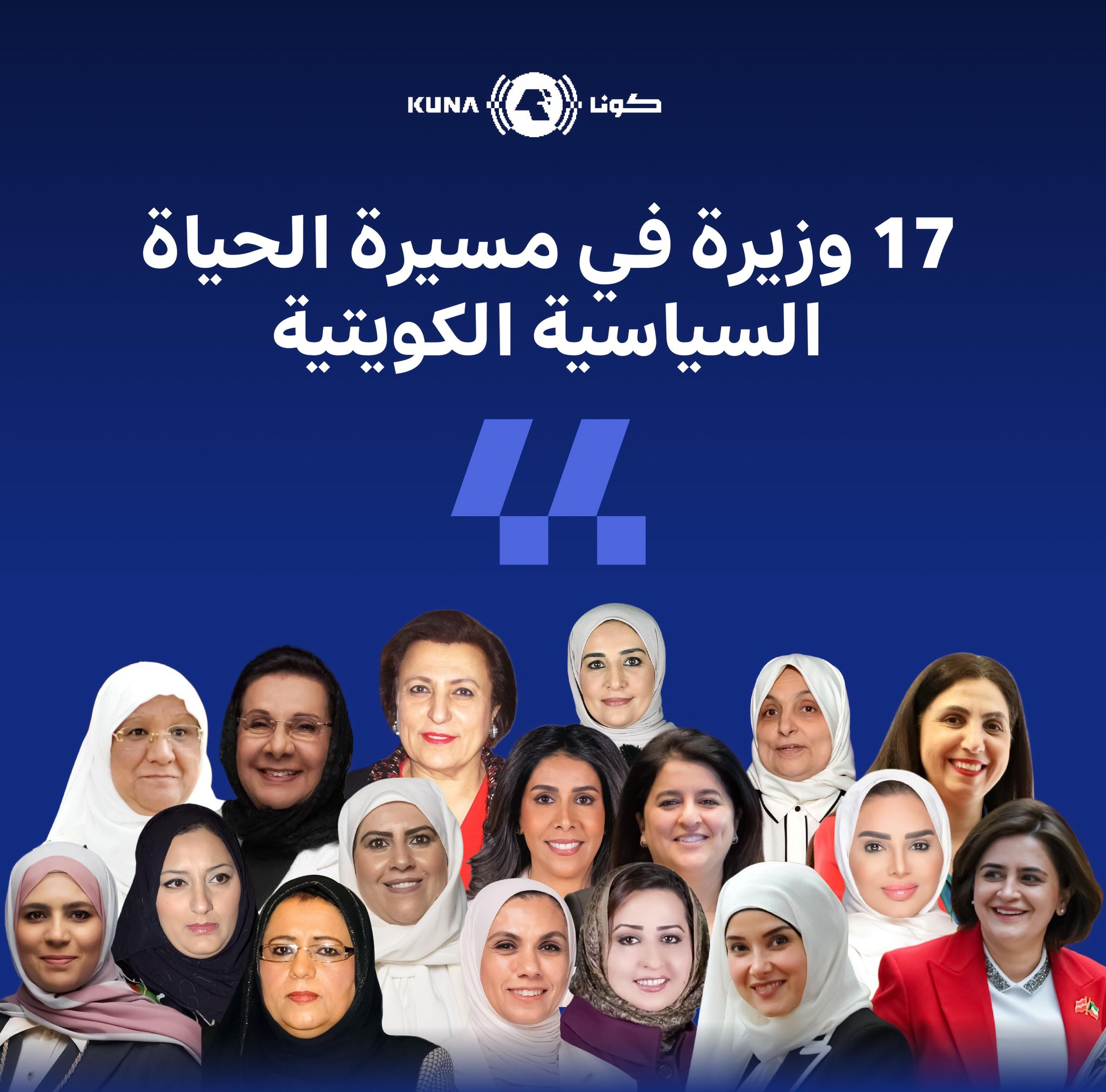 17 وزيرة في مسيرة الحياة السياسية بالكويت.. دور ريادي وفاعل في تعزيز مسيرة التنمية                                                                                                                                                                        