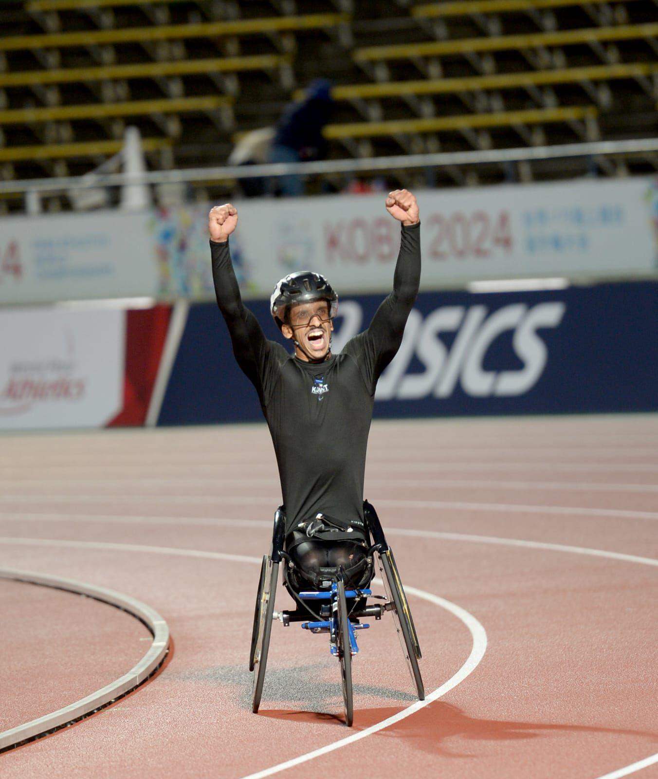 البطل الباراليمبي الكويتي فيصل الراجحي