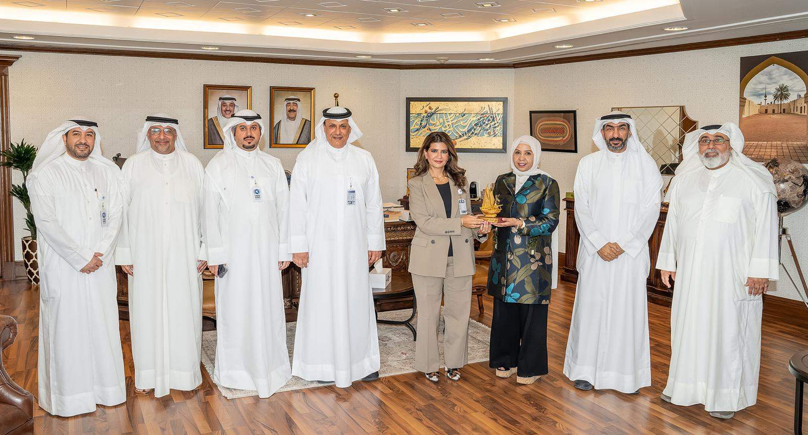 Director General of KUNA Dr. Fatima Al-Salem met with Acting Secretary General of Awqaf General Secretariat Amal Al-Dallal