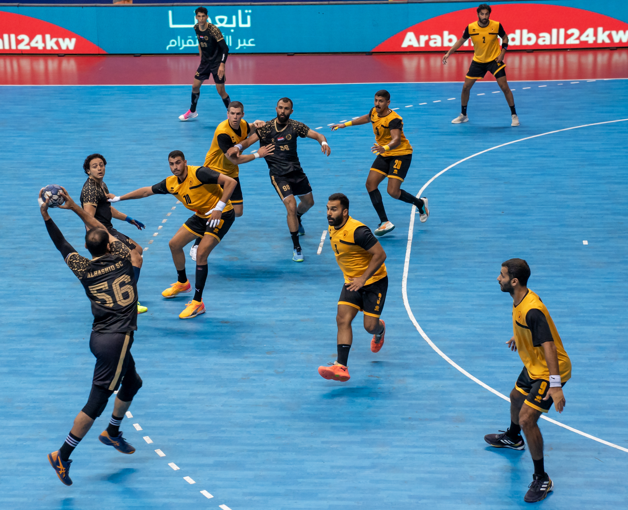 سجال بين فريقي القادسية والحشد