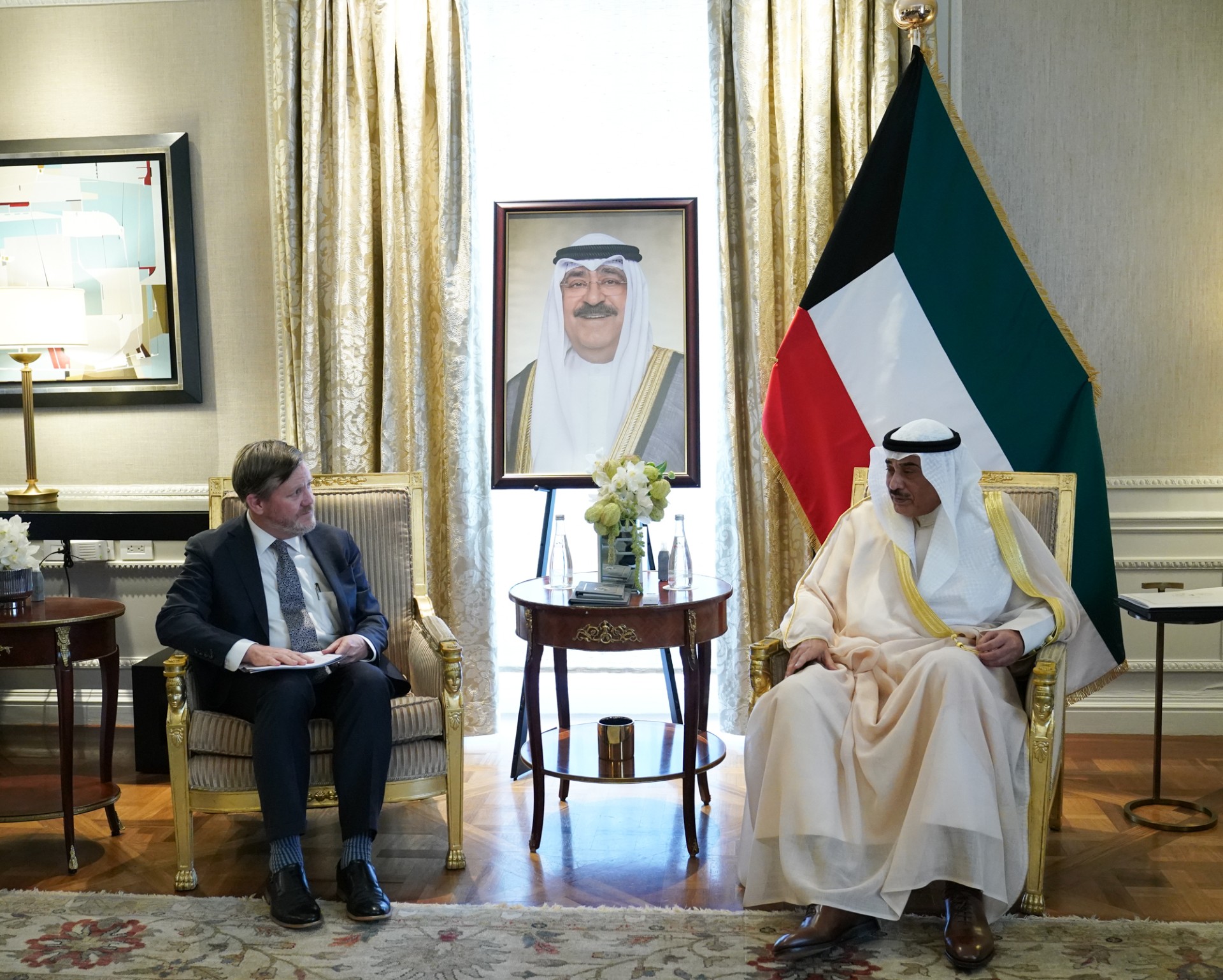 Amir's Representative receives leaders of major US firms in New York